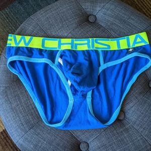 Andrew Christian tagless fly brief - L